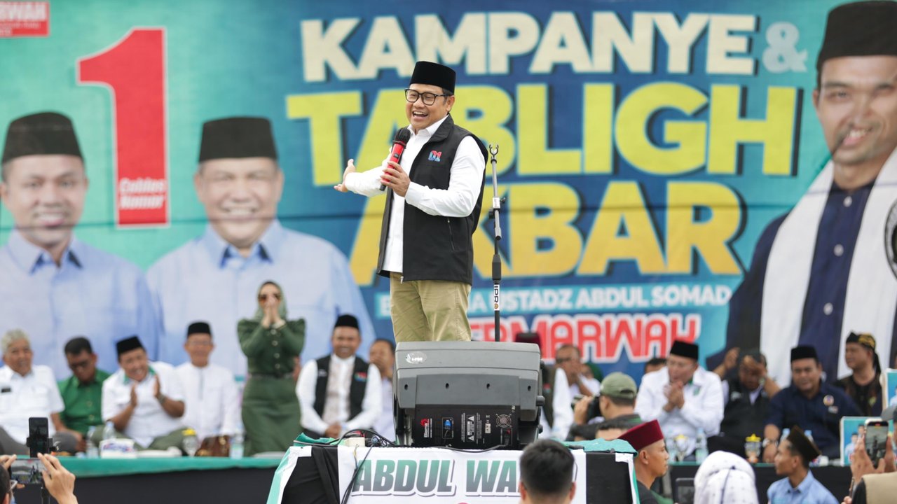 Cak Imin kampanyekan pasangan Calon Gubernur dan Wakil Gubernur Riau Riau Abdul Wahid-SF Hariyanto