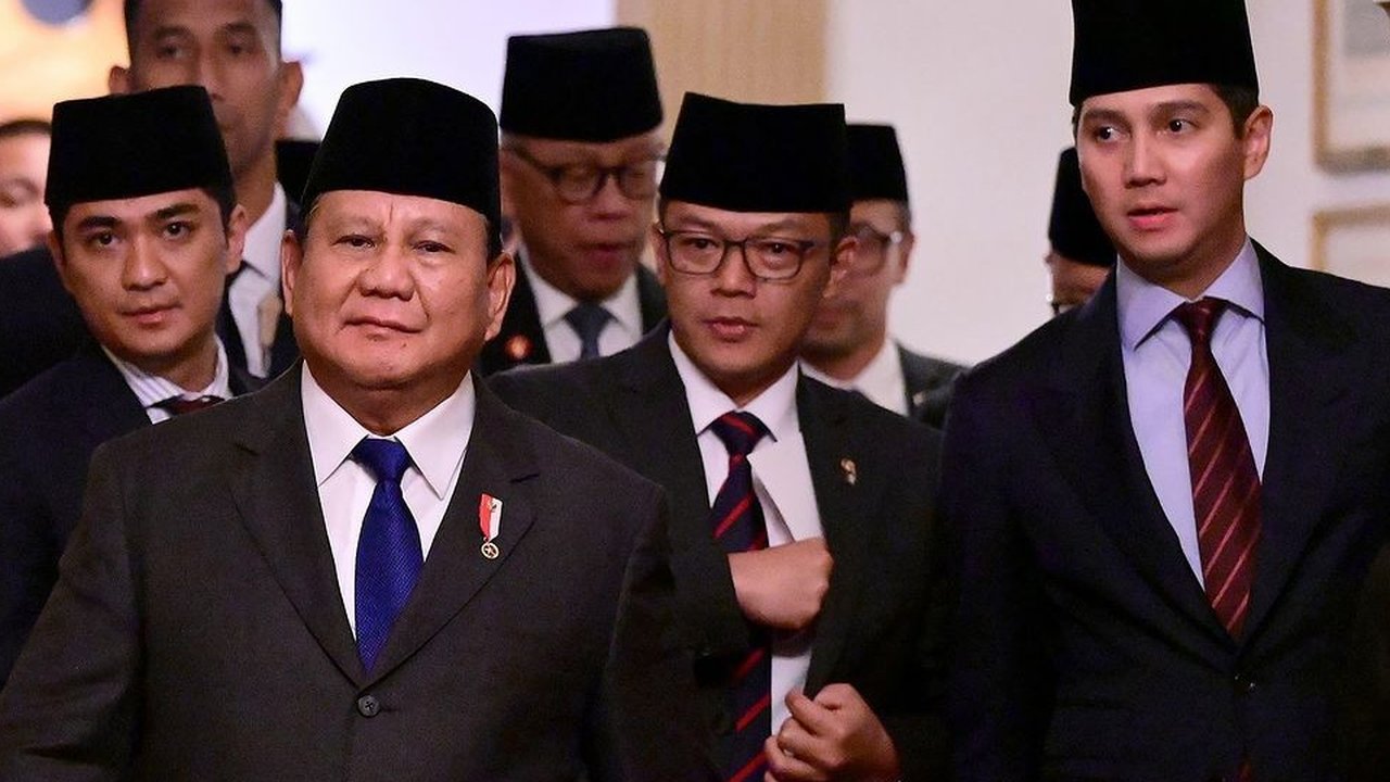 Potret Budi Djiwandono Dampingi Presiden Prabowo Makan Malam di AS