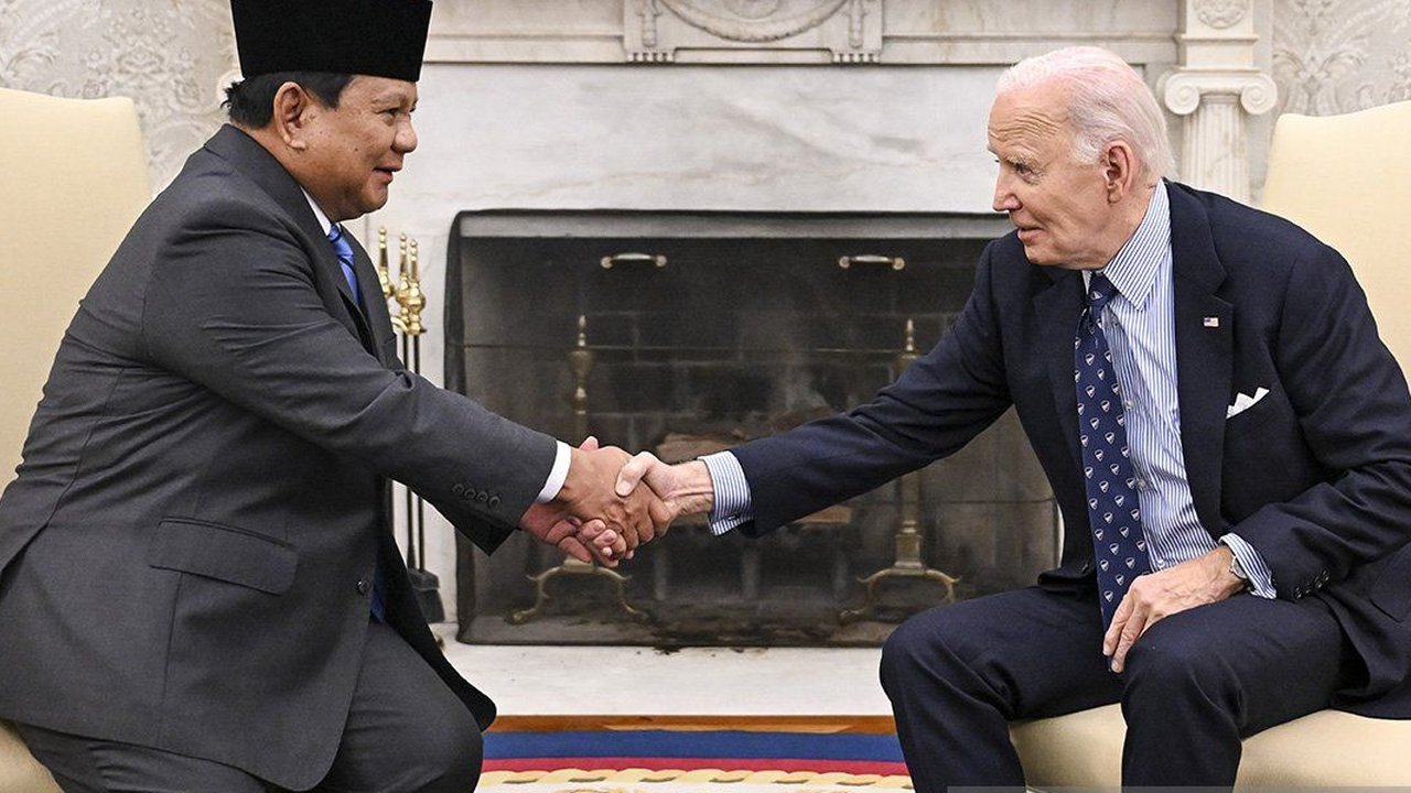 Prabowo Bersama Menlu AS Blinken