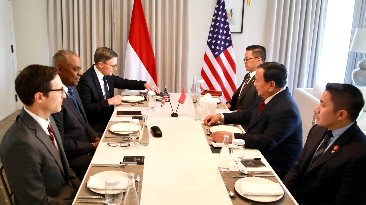 Presiden Prabowo bertemu Menhan AS
