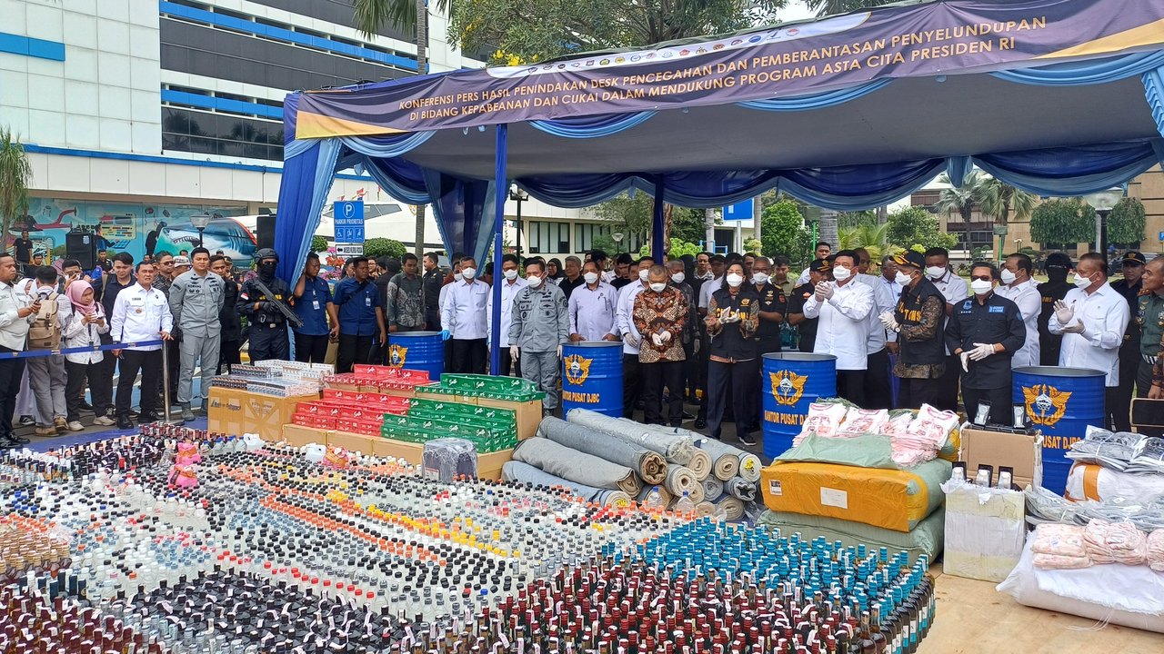 Barang hasil selundupan sepanjang 2024