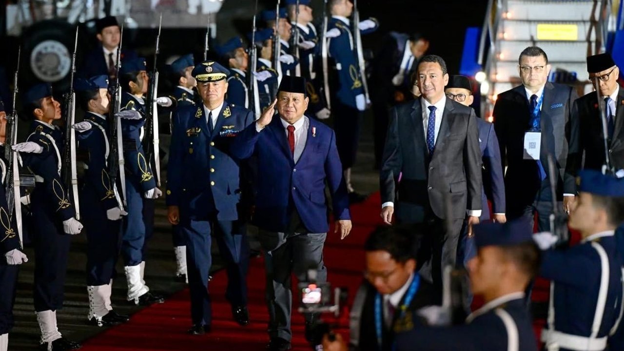 Prabowo Subianto tiba di Peru