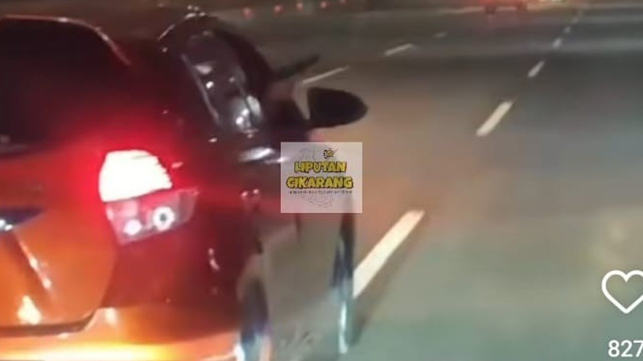 Viral Pengemudi Koboi di Tol Jakarta Cikampek