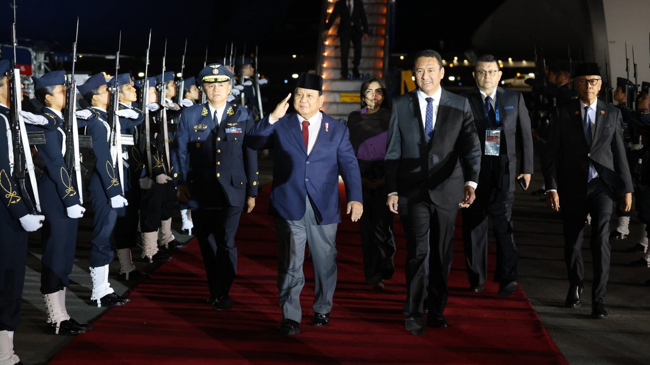 Kunjungan ini menunjukkan pentingnya hubungan Indonesia-China. (FLORENCE LO/POOL/AFP)