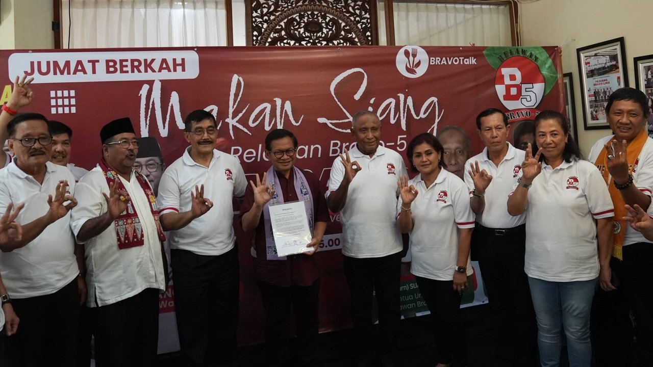 Relawan Bentukan LBP Deklarasikan Dukungan ke Pramono-Rano