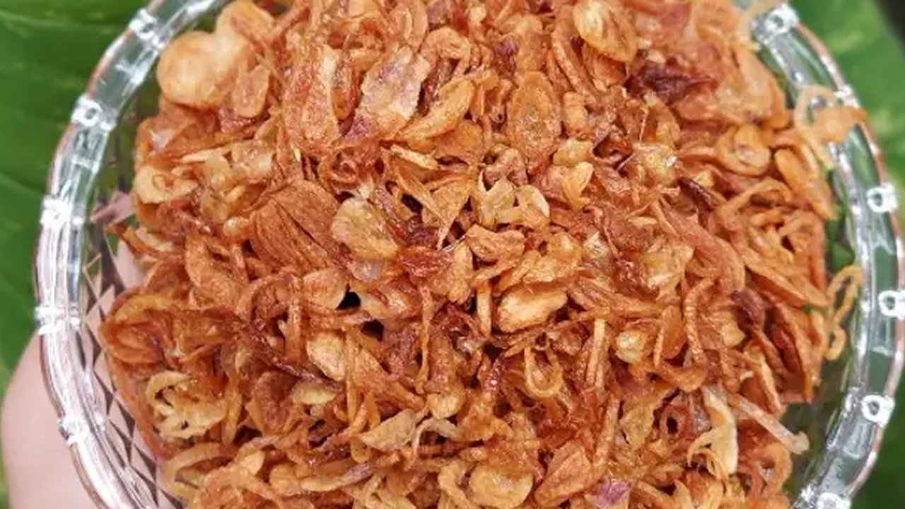 Ilustrasi bawang goreng.