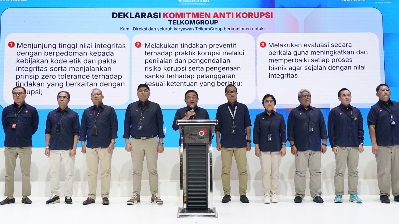 TelkomGroup Deklarasikan Komitmen Anti Korupsi