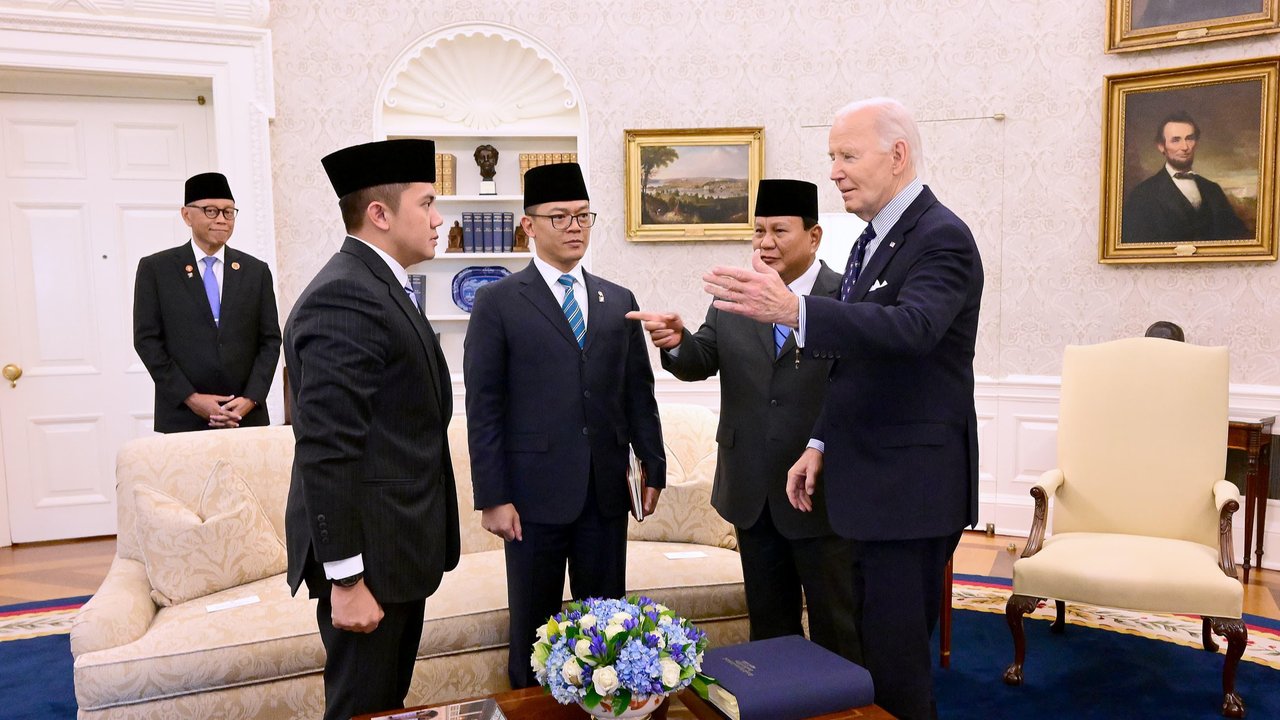 Mayor Teddy Temani Prabowo di Gedung Putih