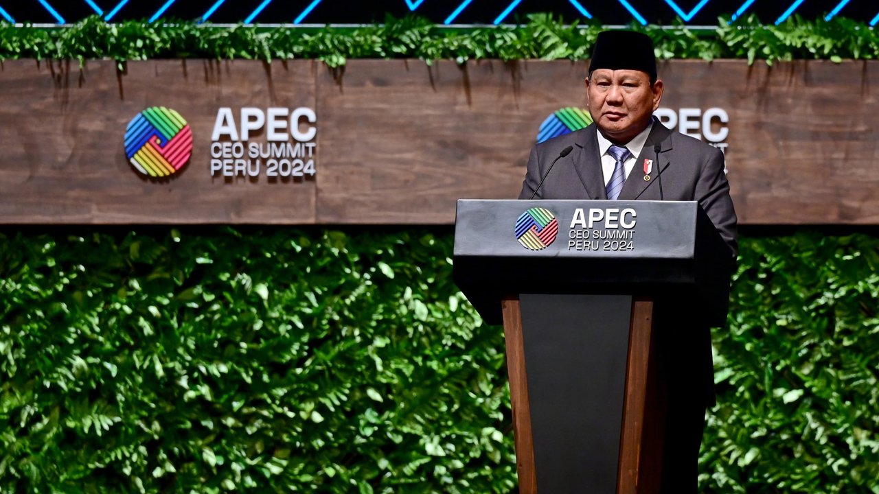 Presiden Prabowo Subianto di KTT APEC