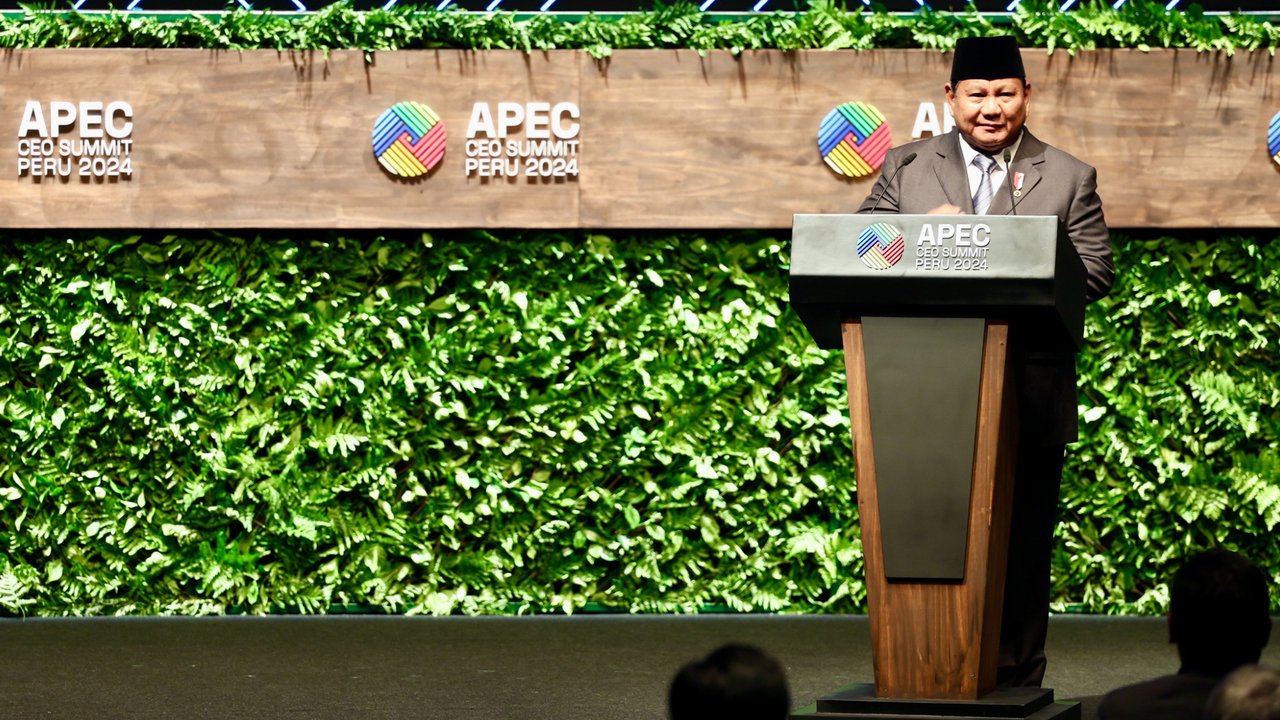 Prabowo di KTT APEC