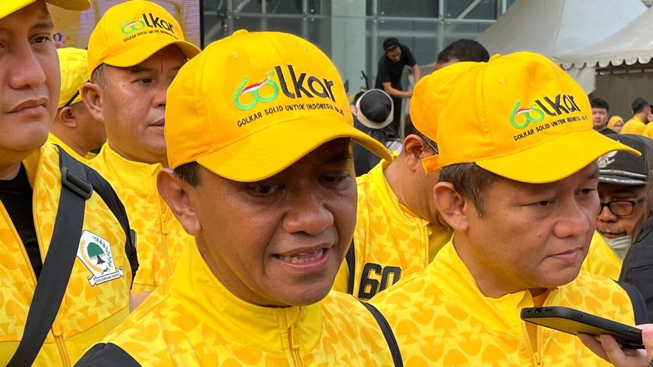 Bahlil Lahadalia umumkan kepengurusan baru Partai Golkar.