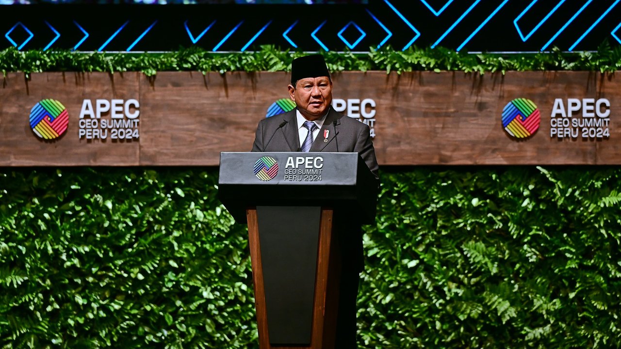 Presiden Prabowo Subianto di KTT APEC