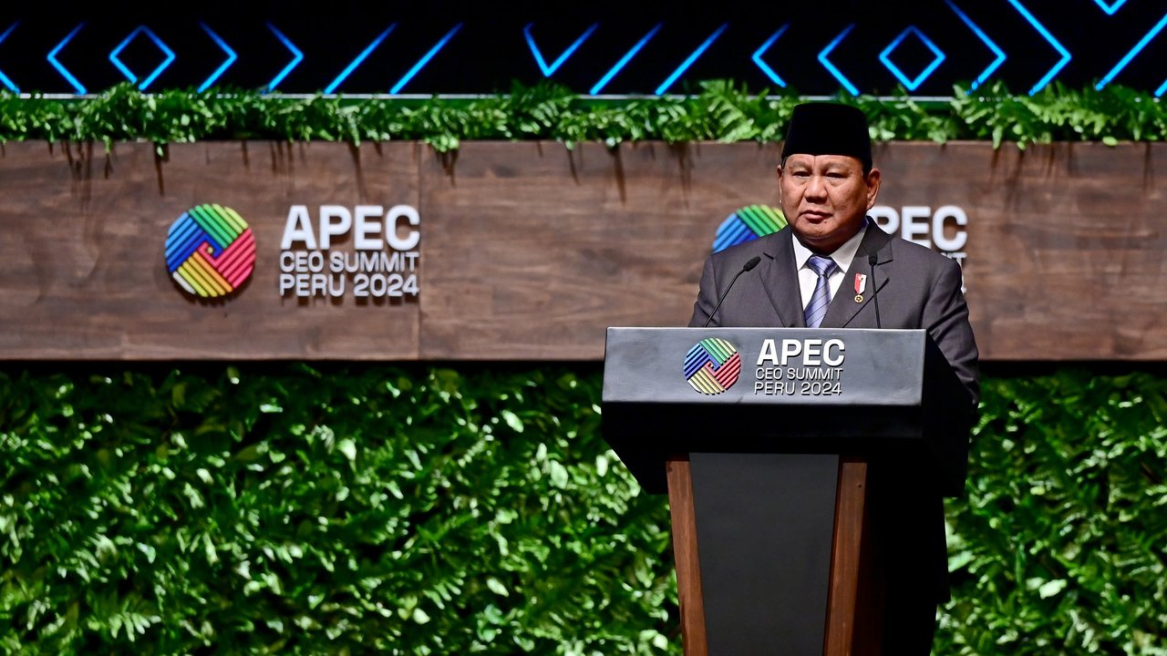 Presiden Prabowo Subianto di KTT APEC