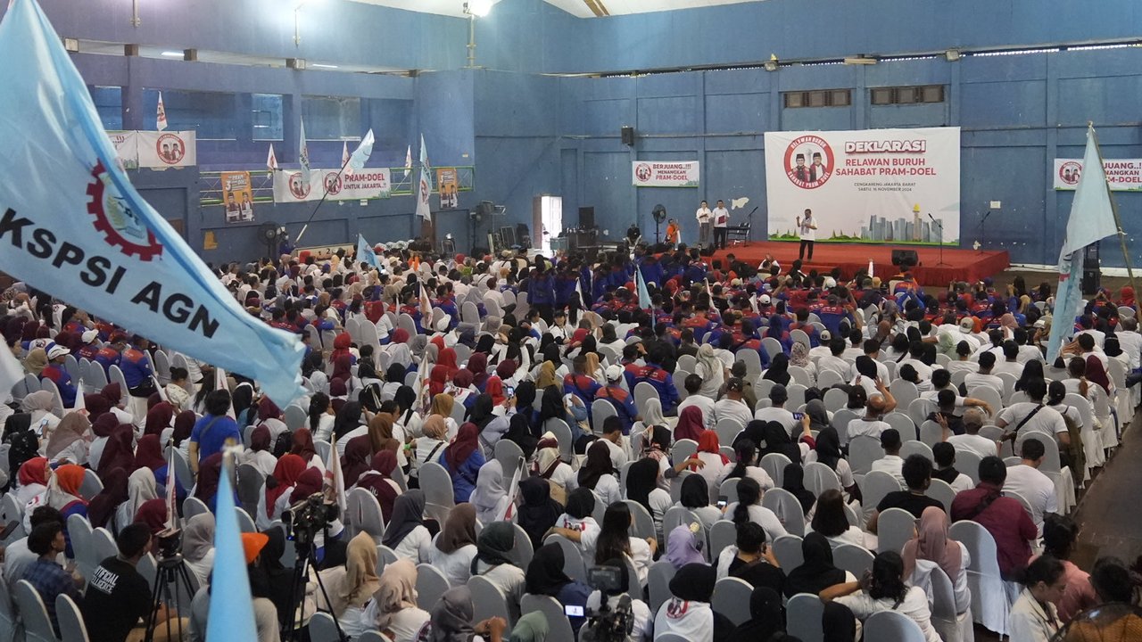 Relawan Buruh Deklarasi Dukungan ke Pramono-Rano