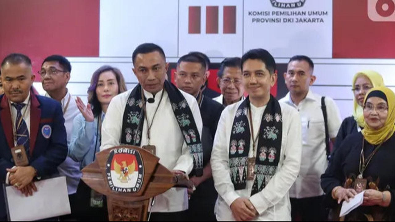 Dharma Pongrekun memperkenalkan rencana pembentukan Tim Ekonomi Adab. (Liputan6.com/Herman Zakharia)