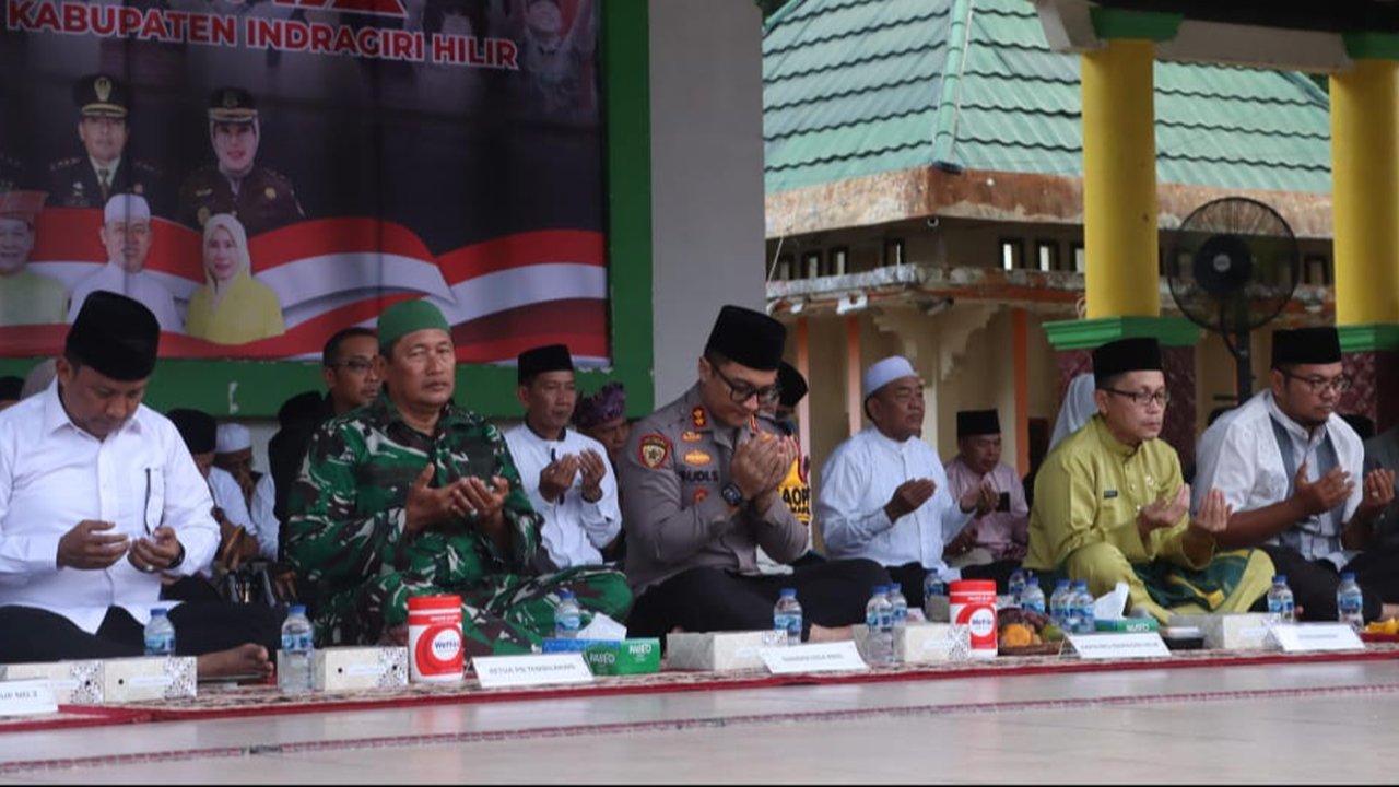 Polres Inhil gelar doa bersama