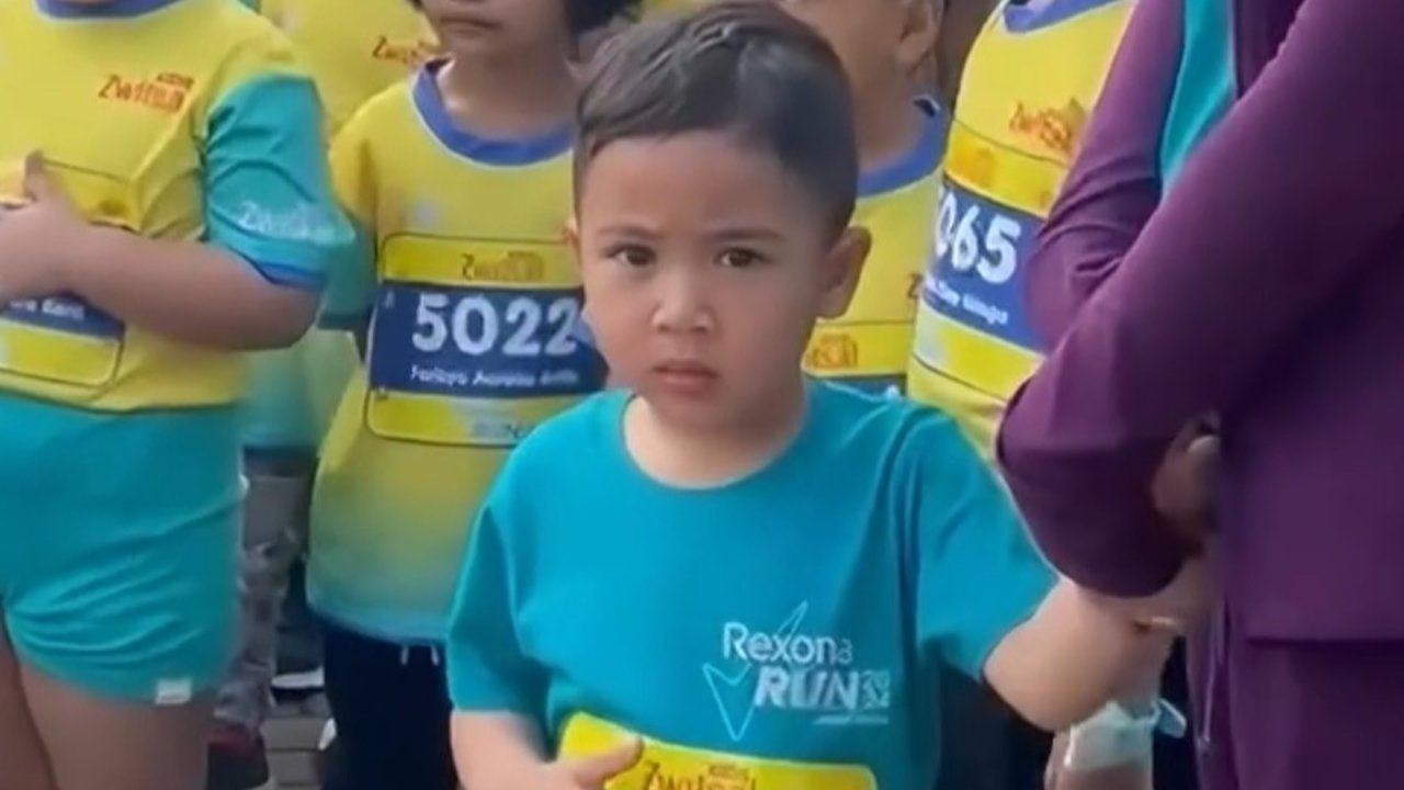 Potret Rayyanza Penuh Semangat Ikut Marathon Lagi Setelah di Berlin, Dijuluki Balita Paling Produktif