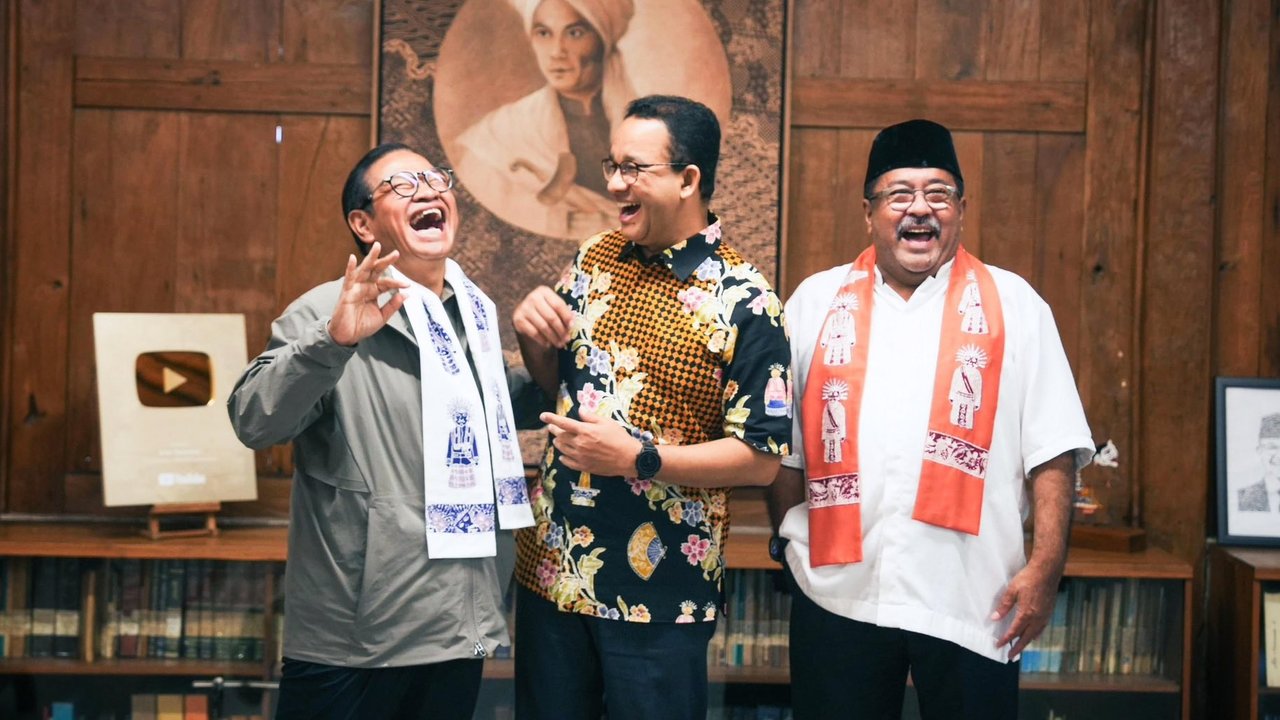 Pramono-Rano bertemu Anies Baswedan