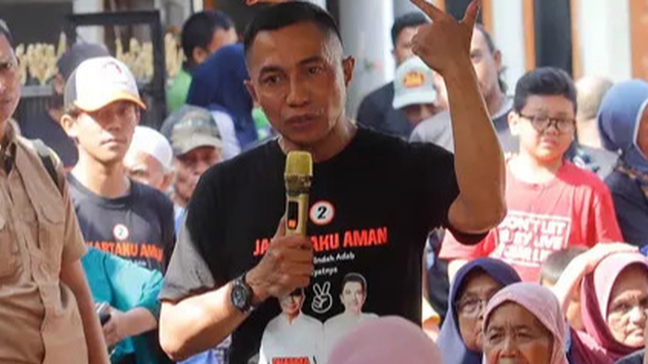 Dharma Pongrekun juga memaparkan beberapa programnya ke depan jika terpilih terutama untuk mengatasi sulitnya lapangan pekerjaan dan kesejahteraan di Jakarta. (Liputan6.com/Herman Zakharia)