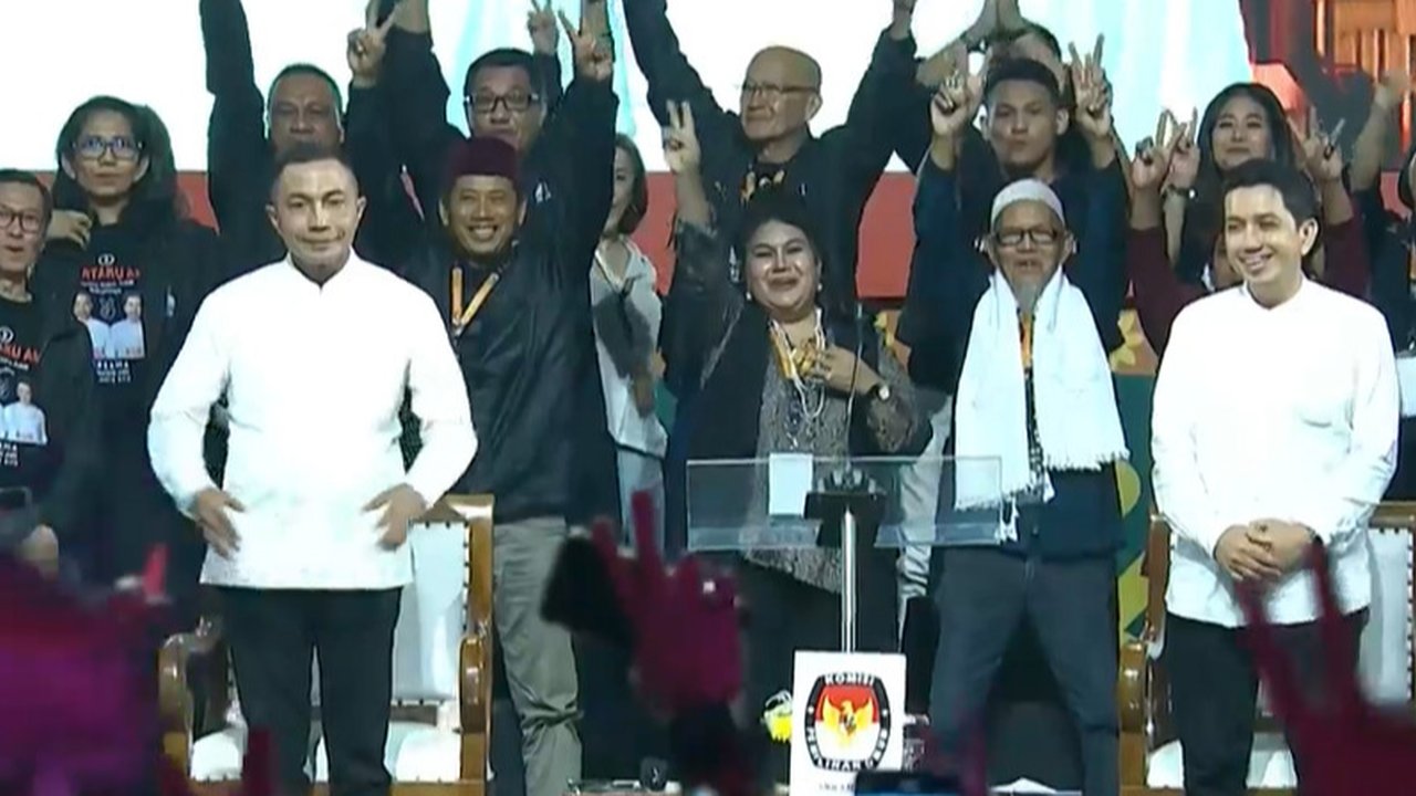 Calon Gubernur (Cagub) DKI Jakarta nomor urut 02, Dharma Pongrekun saat menghadiri peringatan Hari Pahlawan di Gedung Joang 45, Menteng, Jakarta Pusat. (Istimewa)