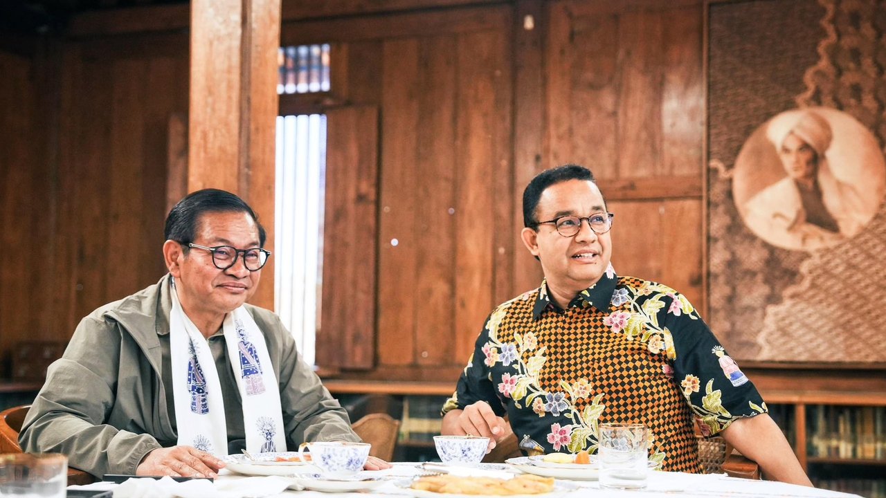 Pramono-Rano bertemu Anies Baswedan