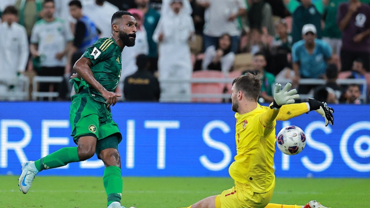 Pertandingan Arab Saudi versus Timnas Indonesia di Kualifikasi Piala Dunia 2026 Zona Asia hari Jumat (06/09/2024) dini hari WIB. (X/Saudi National Team)