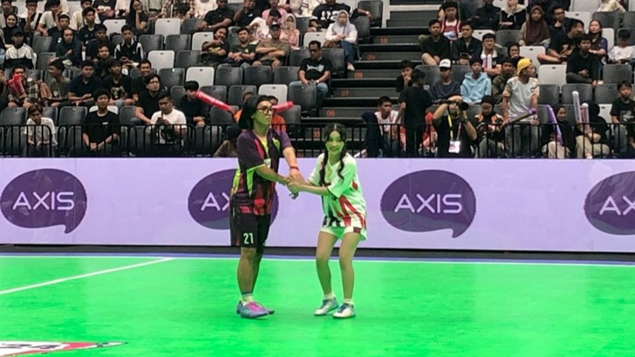 Eca Japasal & Bondol JPG dalam sesi Fun Match Selebriti ANC 2024.