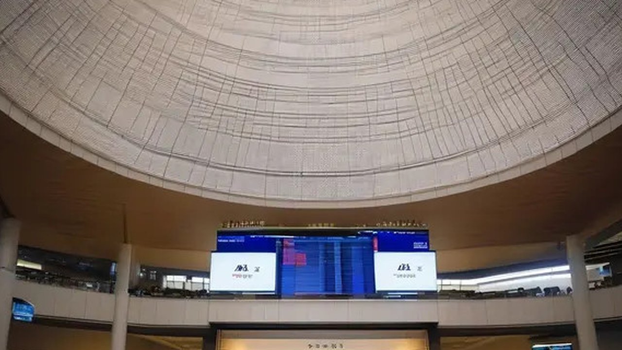 Ilustrasi bursa saham Asia (Foto by AI)