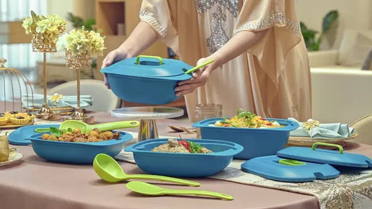Inspirasi penyajian masakan lebaran dengan Tupperware Gourmet Servers. (Dok. Tupperware)