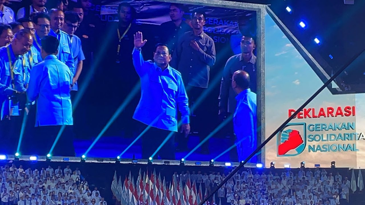 Presiden Prabowo di GBK