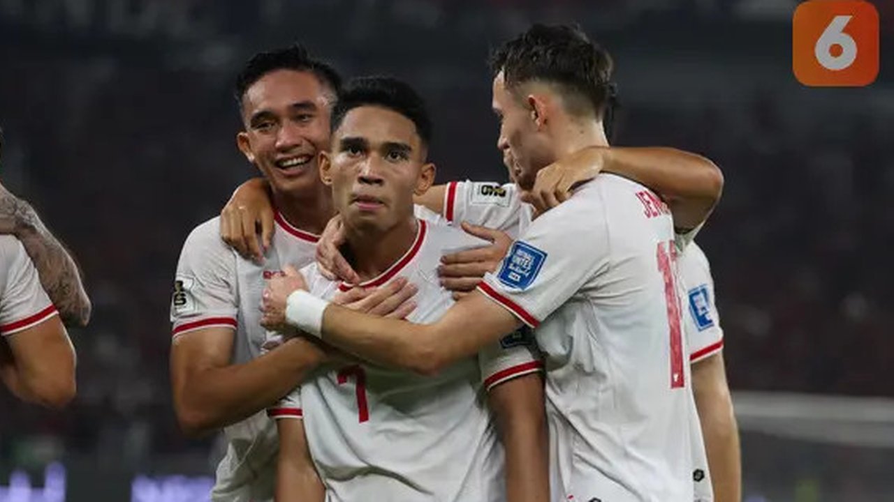 Gelandang Timnas Indonesia, Marselino Ferdinan, mencetak gol ke Gawang Arab Saudi pada matchday 6 Kualifikasi Piala Dunia 2026 Zona Asia di Stadion Utama Gelora Bung Karno (SUGBK), pada Se