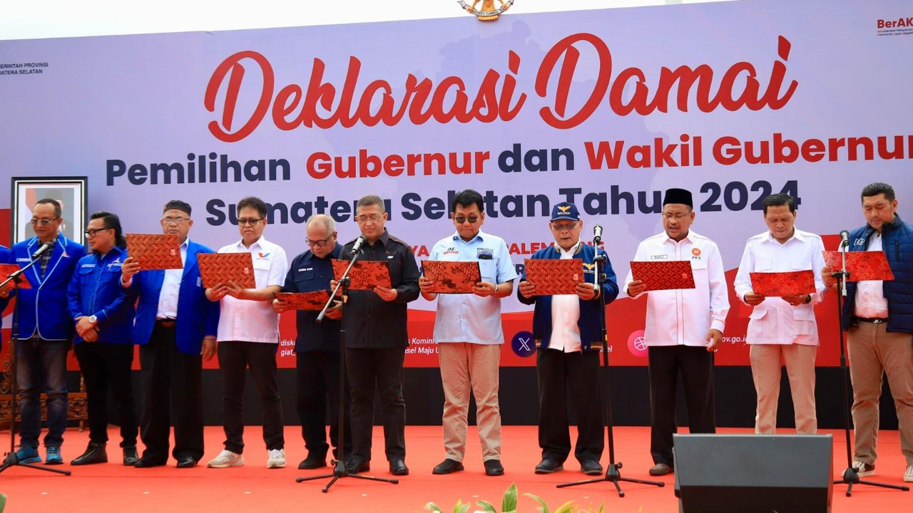 Deklarasi damai Pilkada Sumsel