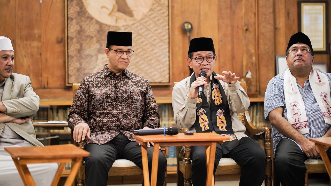 Anies, Pramono, Rano Karno, dan Forum Ulama Habaib (FUHAB), yang dipimpin Ketua DPP FUHAB, K.H. Luthfi Zawawi