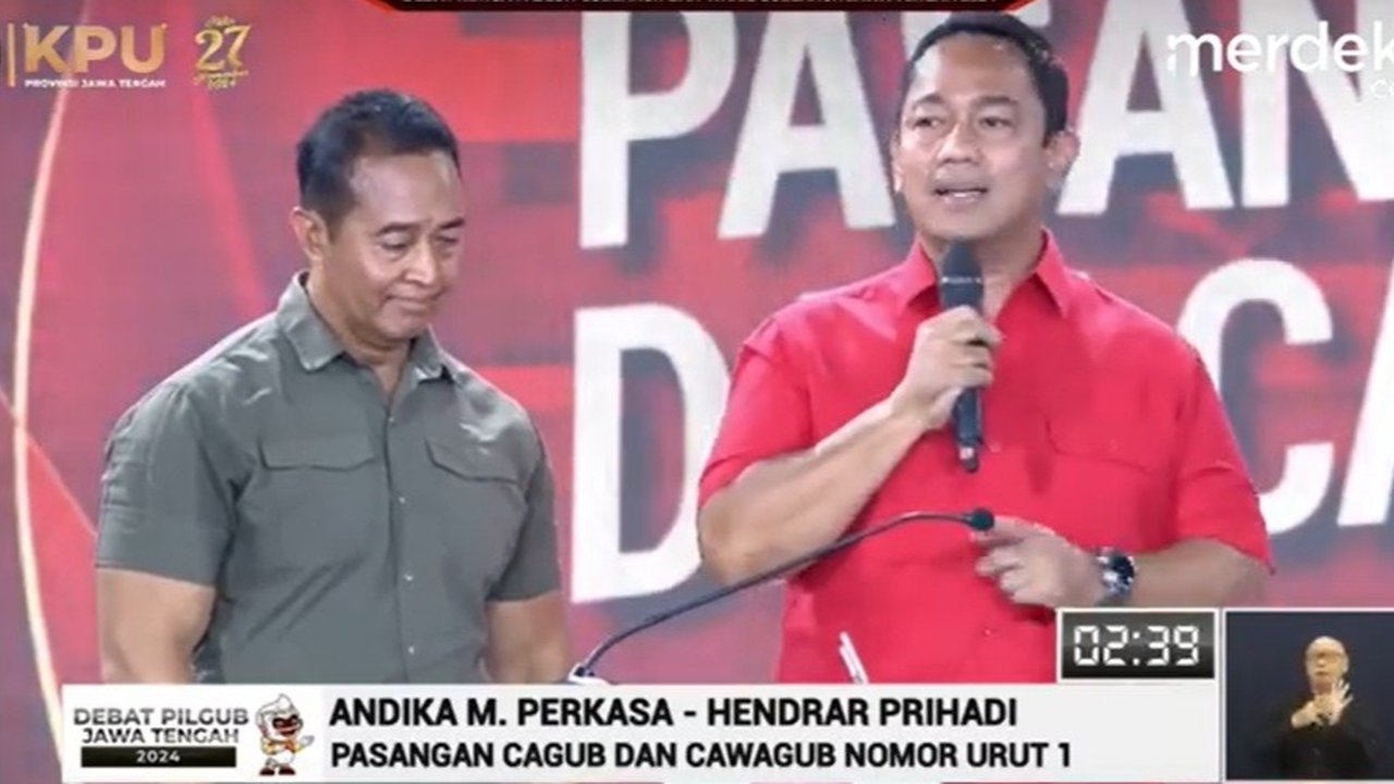 Andika Perkasa-Hendrar Prihadi saat Pilgub Jateng