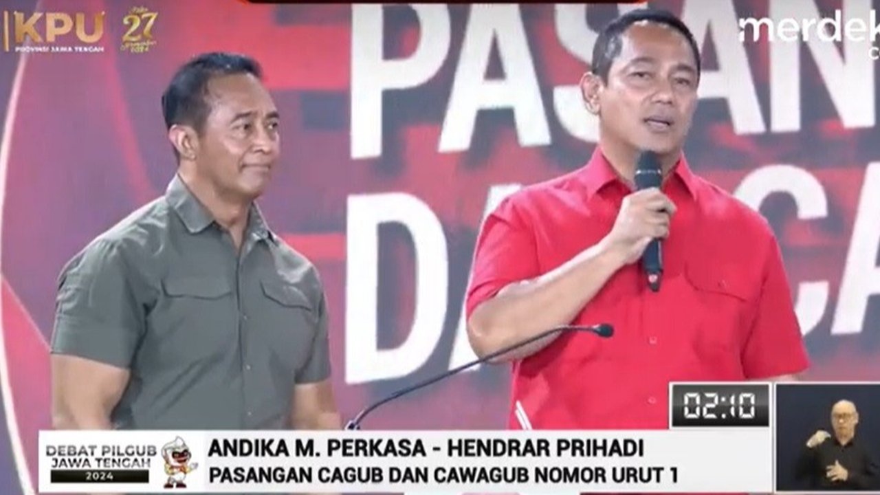 Andika Perkasa-Hendrar Prihadi saat Pilgub Jateng