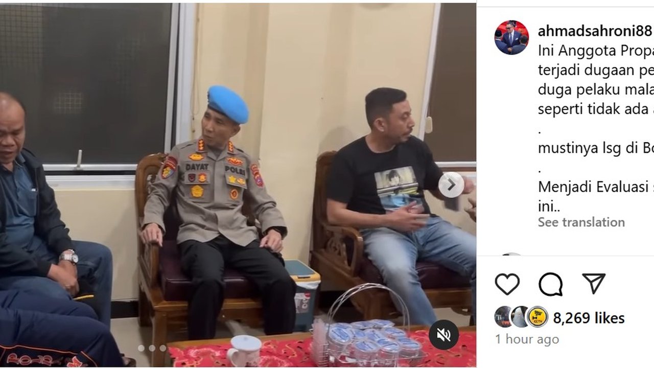 Pelaku polisi tembak polisi berjaket hitam
