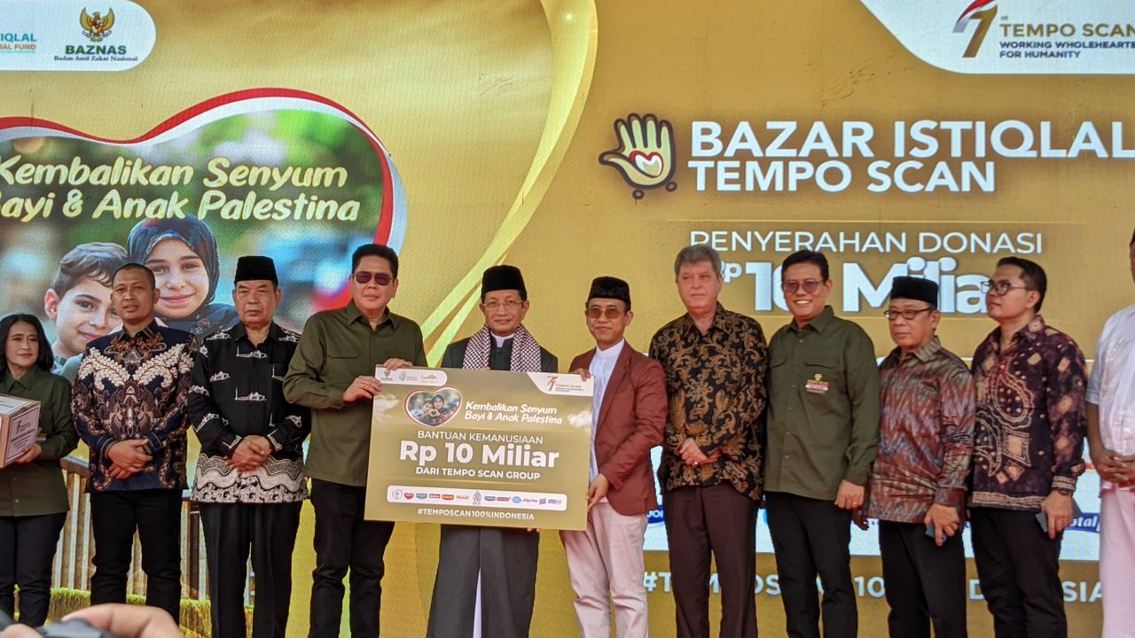 Tempo Scan Donasikan Rp10 Miliar untuk Bayi dan Anak Palestina