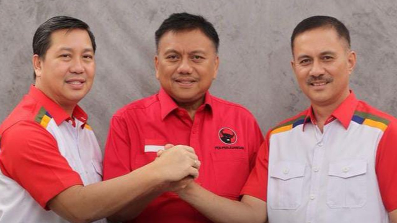 Steven Kandouw dan Alfred Denny Tuejeh Saat Debat Ketiga Pilgub Sulut