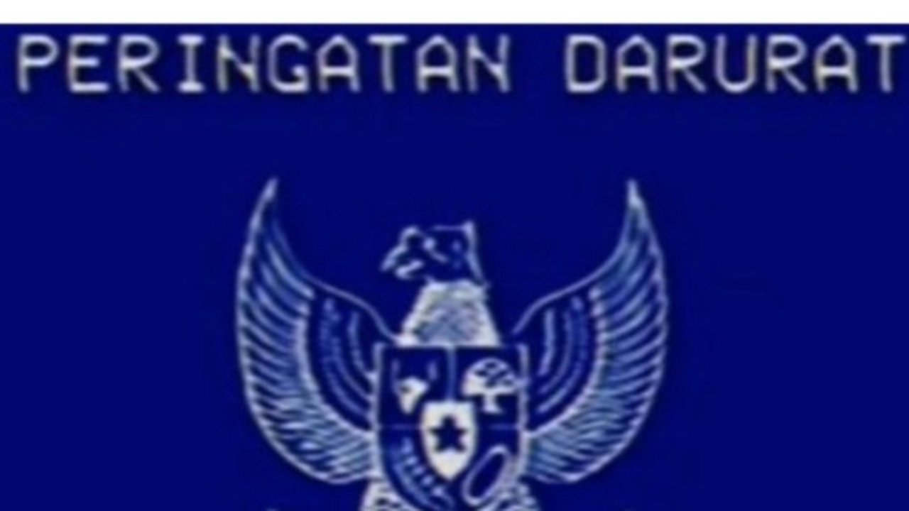 Garuda biru peringatan darurat