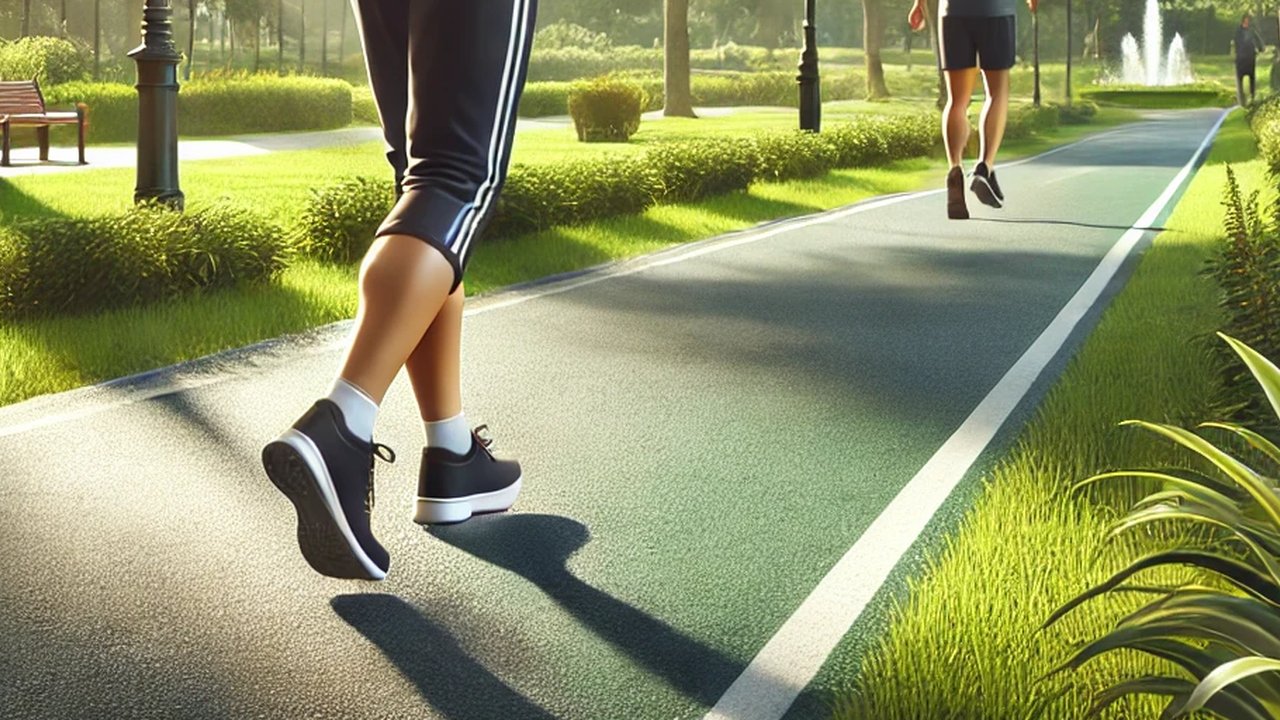 ilustrasi jalan kaki