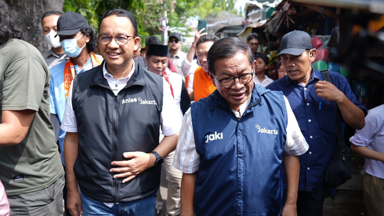 anies baswedan dan Pramono