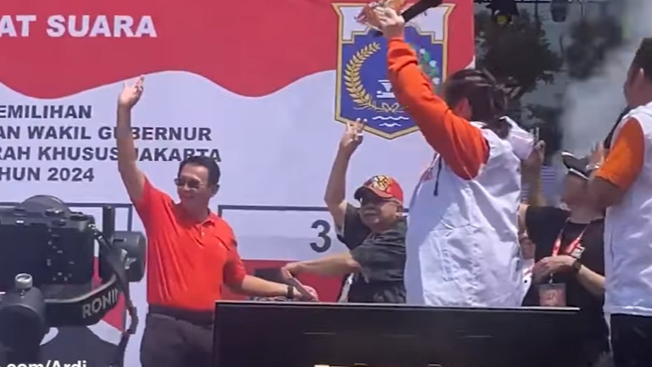 ahok di kampanye akbar Pramono-Rano