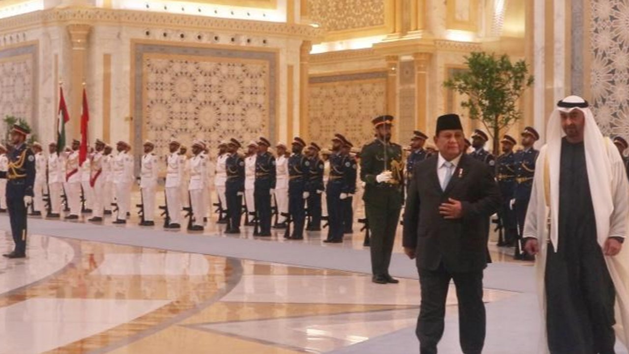 Presiden Prabowo Bertemu Pangeran MBZ