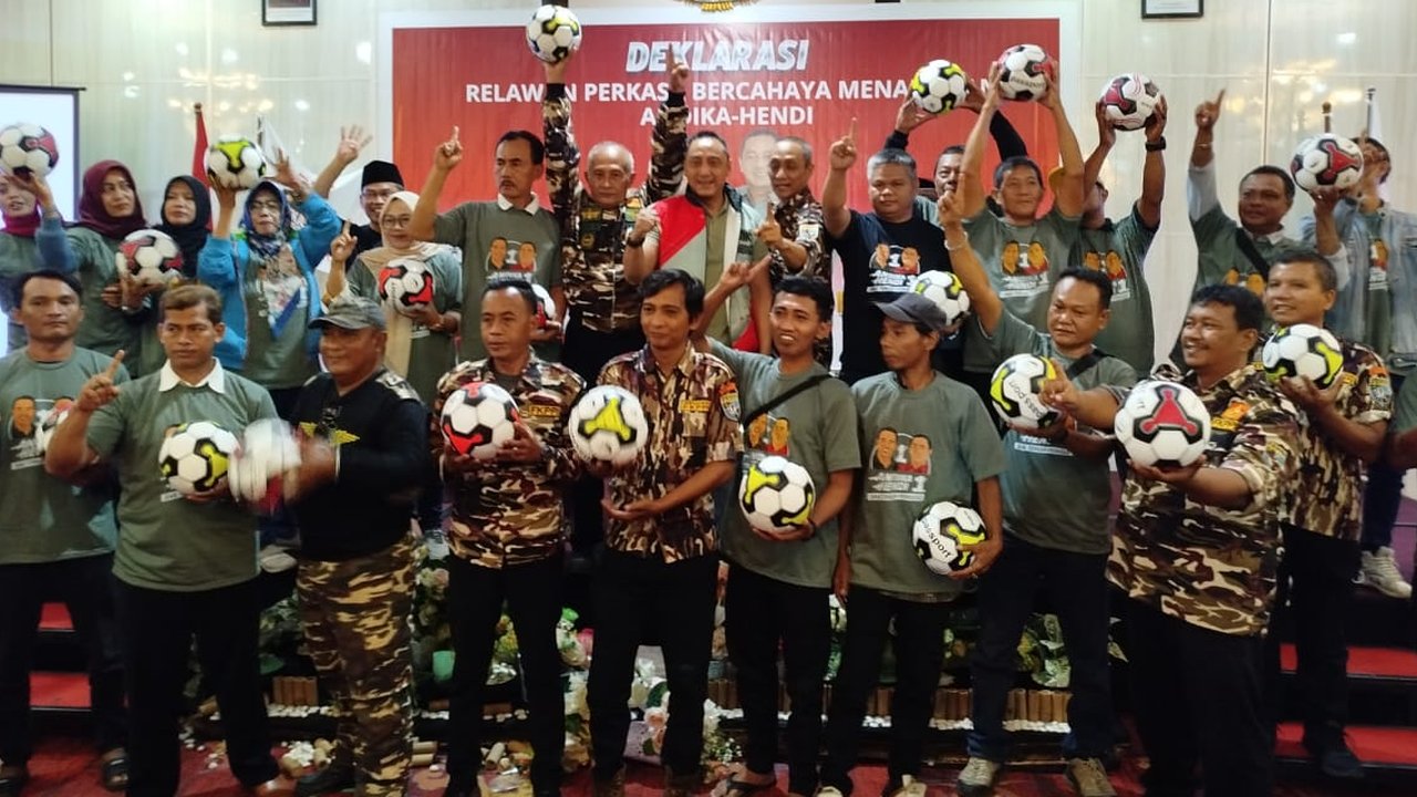 Relawan Perkasa Bercahaya Deklarasi, Siapkan Menangkan Andika-Hendi di Cilacap