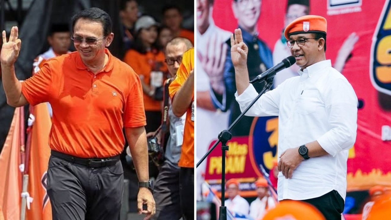 Anies dan Ahok satu barisan dukung Pramono-Rano di Pilkada Jakarta.