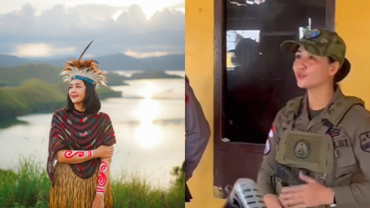 Polwan Cantik ini Ramai Disebut Mirip Veronica Tan
