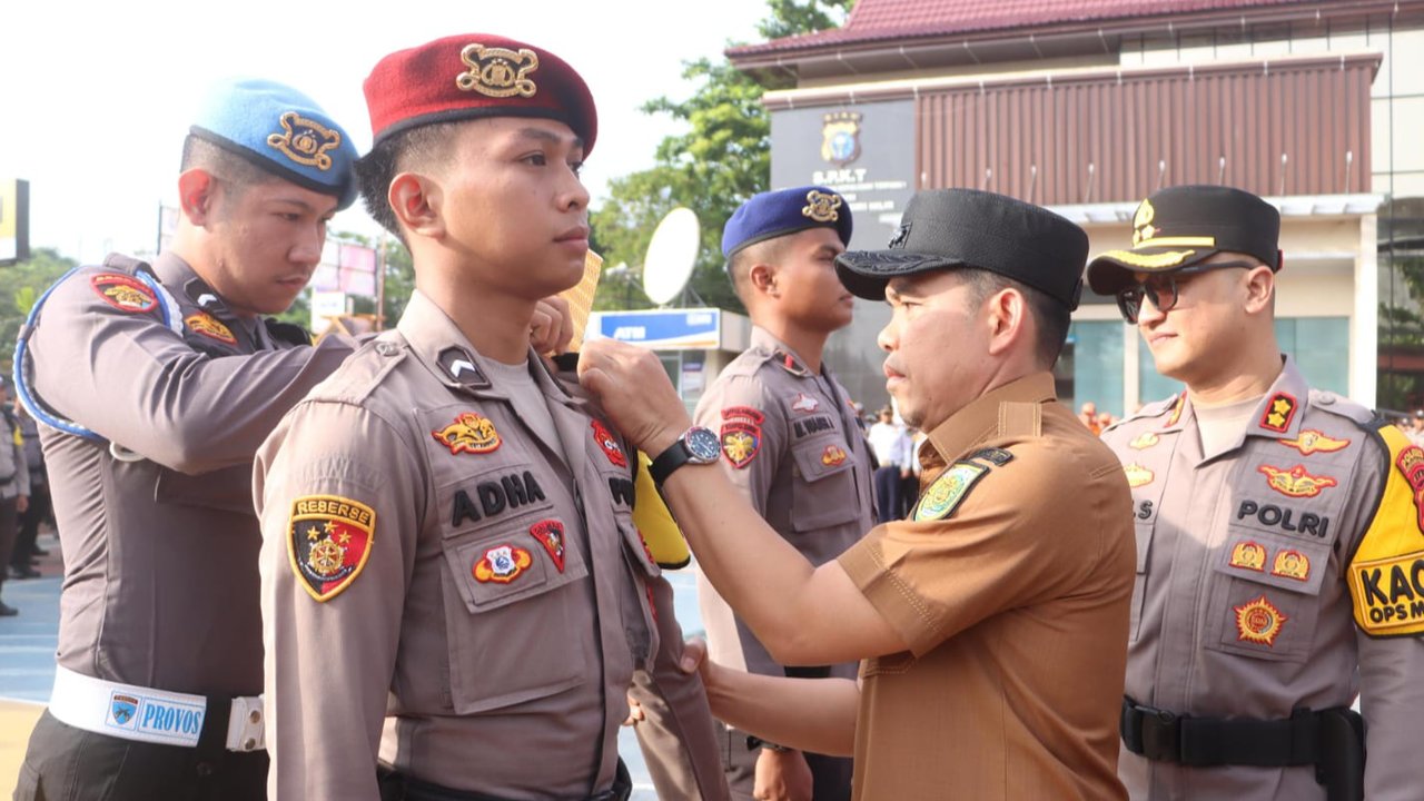 Personel pengamanan Pilkada Inhil