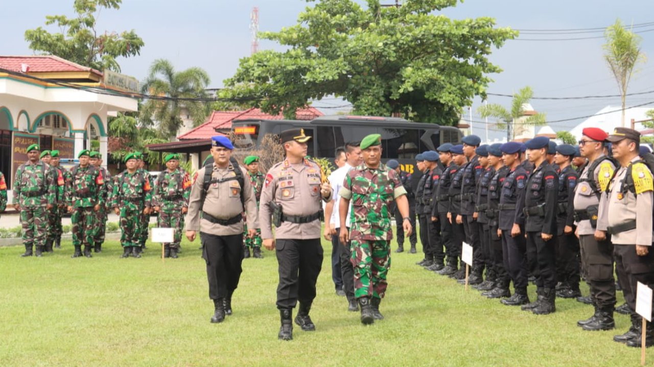 Apel persiapan pengamanan Pilkada Pelalawan