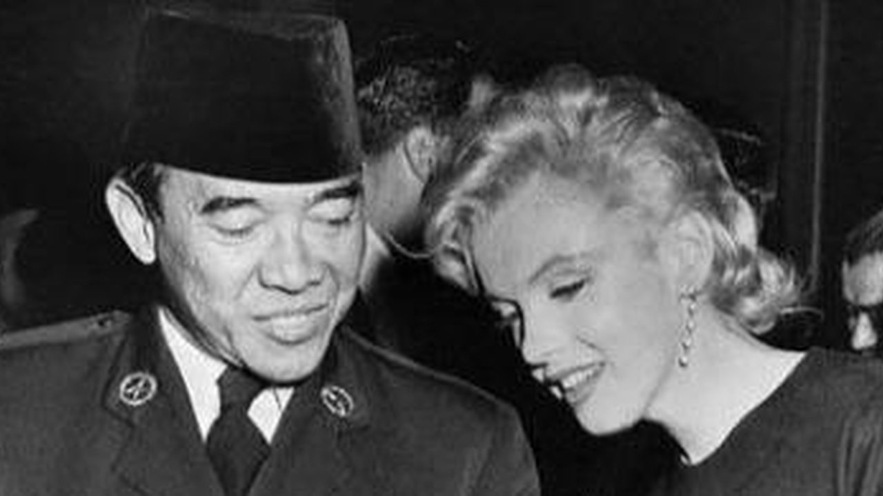 Soekarno dan Marilyn Monroe