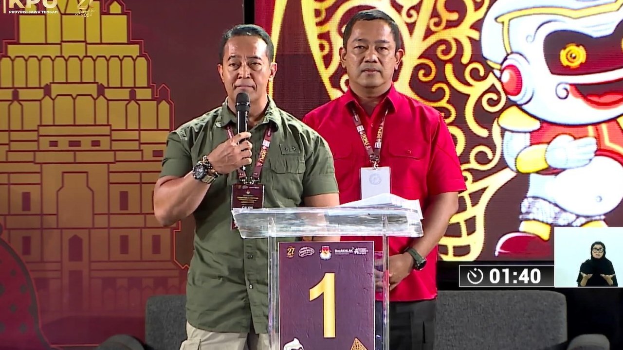 Debat Pertama Pilkada Jawa Tengah 2024